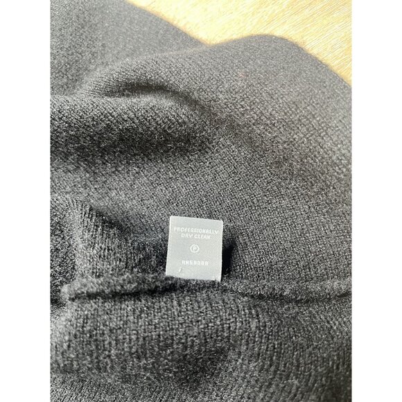 Neiman Marcus NWT Cashmere Collection Cashmere Peplum Sweater Black Medium - Picture 8 of 11